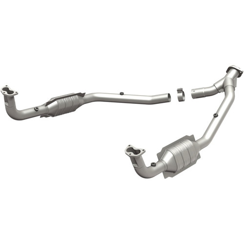 MagnaFlow DF Cat. Conv 97 Land Rover Defender 90 4.0L Y-Pipe Assy / 96-99 Discovery 4.0L Y-Pipe Assy - 93690 Photo - Primary