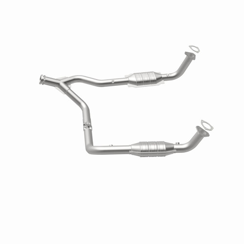 MagnaFlow DF Cat. Conv 95-99 Range Rover 4.0/4.6L GEMS Y-Pipe Assembly *NOT FOR SALE IN CALIFORNIA* - 93694 360 Degree Image Set