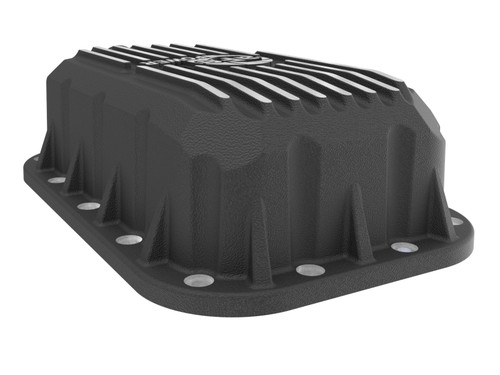 aFe POWER Pro Series Engine Oil Pan Black w/ Machined Fins Jeep Wrangler (JK) 12-18 V6-3.6L - 46-71450B Photo - Unmounted