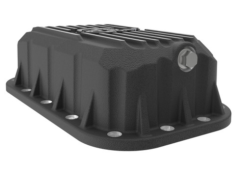 aFe POWER Pro Series Engine Oil Pan Black w/ Machined Fins Jeep Wrangler (JK) 12-18 V6-3.6L - 46-71450B Photo - Unmounted