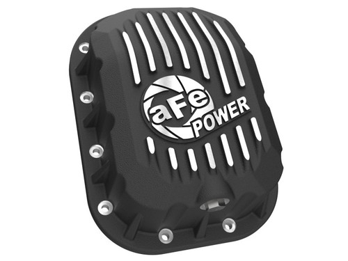 aFe POWER Pro Series Engine Oil Pan Black w/ Machined Fins Jeep Wrangler (JL)/Gladiator 18-25 V6 - 46-71470B Photo - Unmounted