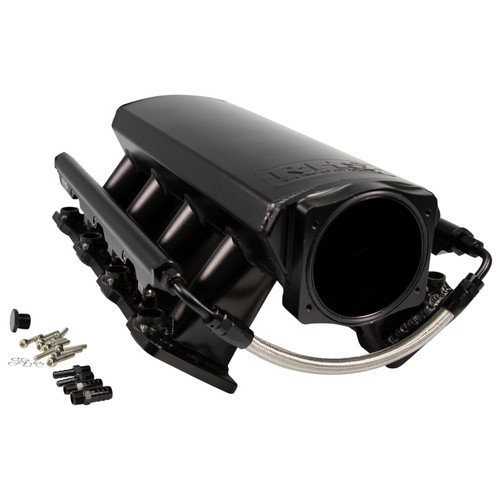 Fast Intake Manifold, Rhs Sheet Met Al, Ls Cathedral Port, Black W/ Fuel Rail Kit - 10902 Photo - Primary