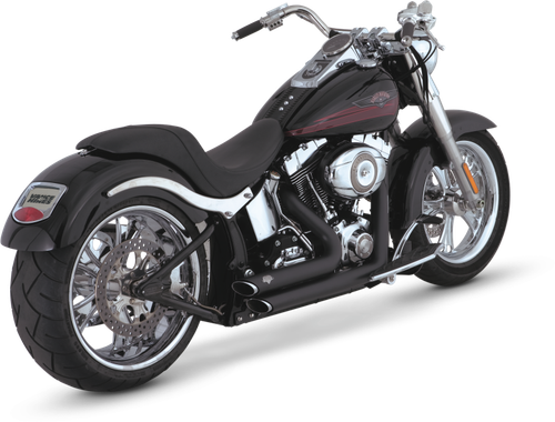 Vance & Hines 86-09 Harley-Davidson Softail Shortshots Staggered Exhaust - 47222 Photo - Close Up