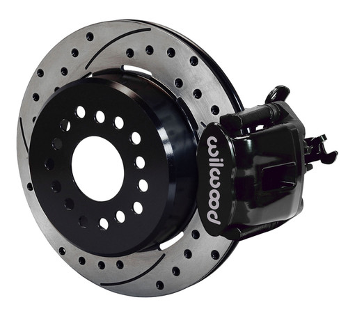 Wilwood Combination Parking Brake Rear Kit 12.19in Dia 0.81in Rotor Thickness - Black Drilled - 140-12049-D Photo - Primary