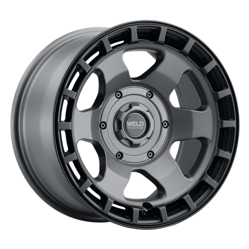 Weld Off-Road Ridge 17x9 - 6x135 / 6x139.7 BP - ET-12 - 106.1mm CB Satin Gunmetal Wheel (Black Ring) - W15179098450 Photo - Primary