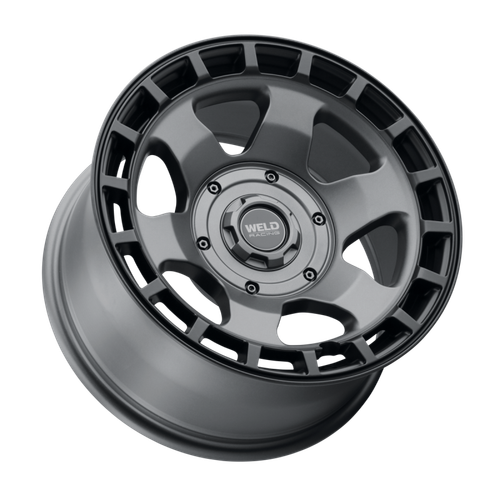 Weld Off-Road Ridge 17x9 - 6x135 / 6x139.7 BP - ET-12 - 106.1mm CB Satin Gunmetal Wheel (Black Ring) - W15179098450 Photo - Close Up