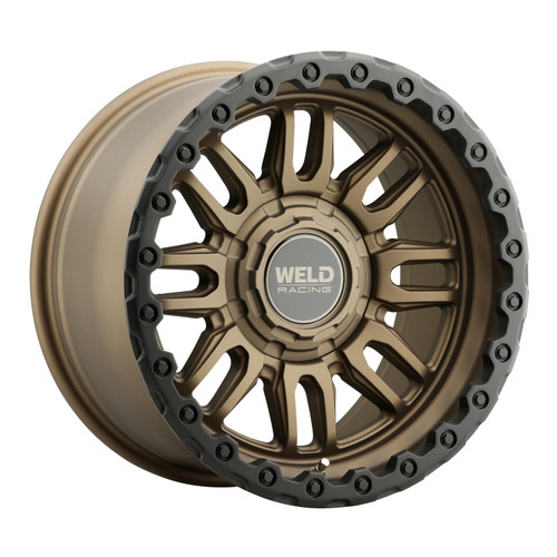 Weld Off-Road Swift 17x9in - 6x135 / 6x139.7 BP - ET-12 - 106.1mm CB Satin Bronze Wheel & Black Ring - W18079098450 Photo - Primary