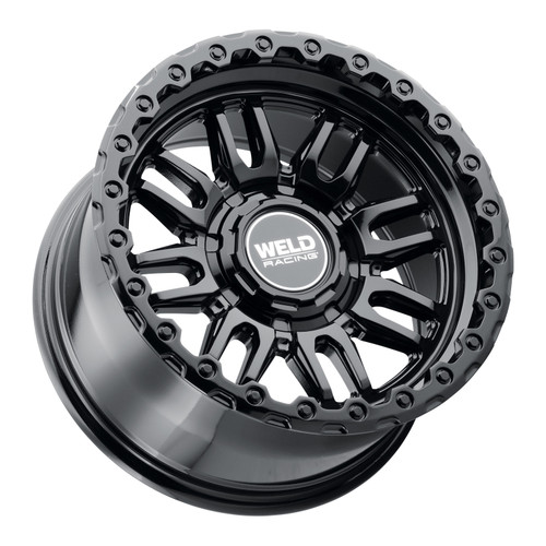 Weld Off-Road Swift 17x9in - 8x170 BP - ET-12 - 125.1mm CB - Gloss Black Wheel & Ring - W18479017450 Photo - Primary
