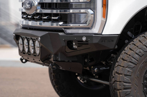 ADD 2023+ Ford F-250/350 Super Duty Bomber Front Bumper - F810014110103 Photo - Mounted