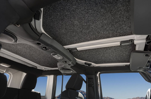 Husky Liners 18-25 Jeep Wrangler JLU 4dr Guardian Comfort Jeep Headliner - HHLJL184DRK Photo - Mounted