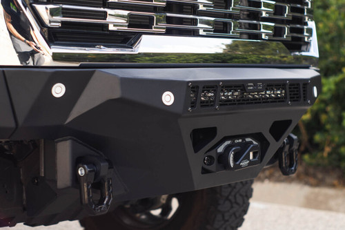 DV8 Offroad 24-26 GMC Sierra 2500/3500 Spec Series Front Bumper w/ Winch - FBGC2-02 Photo - out of package