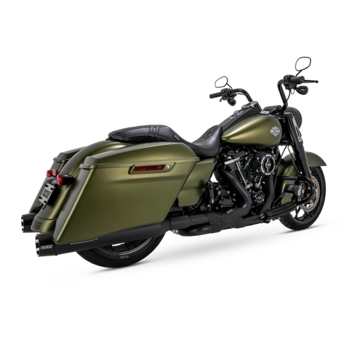 Vance & Hines HD M8 Touring Blackbird 450 Slip-on Exhaust - Wrinkle Black - 46793 Photo - Primary