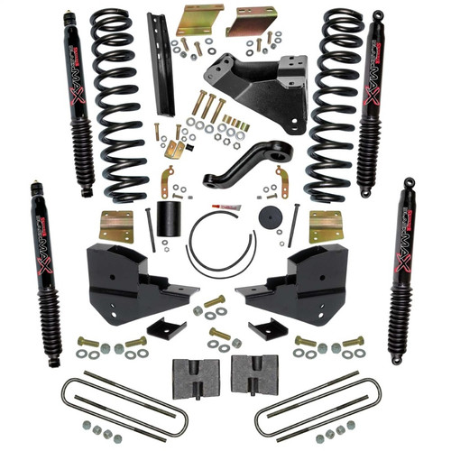 Skyjacker 6In KIT 23 F250 4WD GAS W/BLK - F23601K-B Photo - Primary