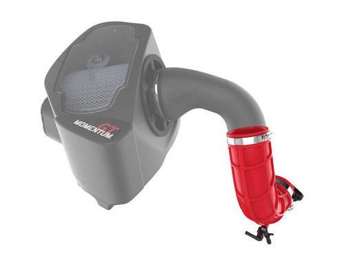 aFe Turbo Inlet Pipe (Use w/ PN 50-70119, 50-70127, & 50-70131) - Red - 55-20003-R Photo - Unmounted
