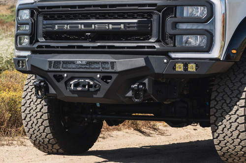 DV8 Offroad 23-26 Ford F-250/F-350 Spec Series Front Bumper w/ Winch - FBFF2-06 Photo - Primary