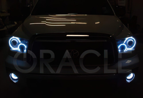 Oracle 07-13 Toyota Tundra LED Fog Light Halo Kit - Green - 1167-004 Photo - lifestyle view