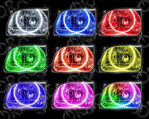 Oracle 01-04 Toyota Tacoma LED Headlight Halo Kit - Red - 3992-003 User 1