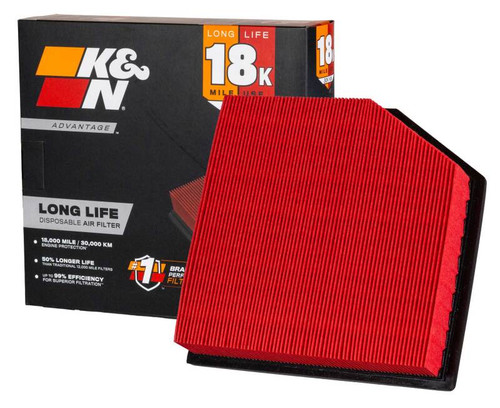 K&N Advantage Air Filter 18K Miles Lexus Gs460 V8-4.6L F/I 08-25 - KNA-2452 Photo - out of package