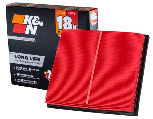 K&N Advantage Air Filter 18K Miles Toyota Tundra V6-3.5L F/I Turbo 22-26 - KNA-5129 Photo - out of package
