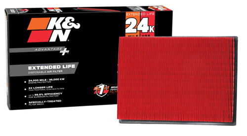 K&N Advantage Plus Air Filter 24K Miles Toyota 4Runner V6-4.0L F/I 10-17 - KNX-2438 Photo - out of package