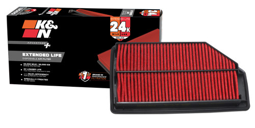 K&N Advantage Plus Air Filter 24K Miles Honda Odyssey V6-3.5L F/I 11-17 - KNX-2461 Photo - out of package