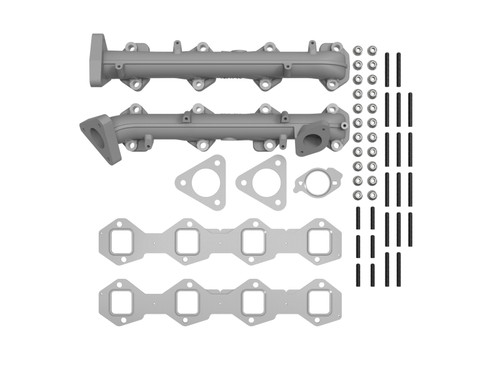 aFe BladeRunner Ported Ductile Iron Exhaust Manifold Ford Diesel Trucks 11-14 V8-6.7L (td) - 46-40174 Photo - Unmounted