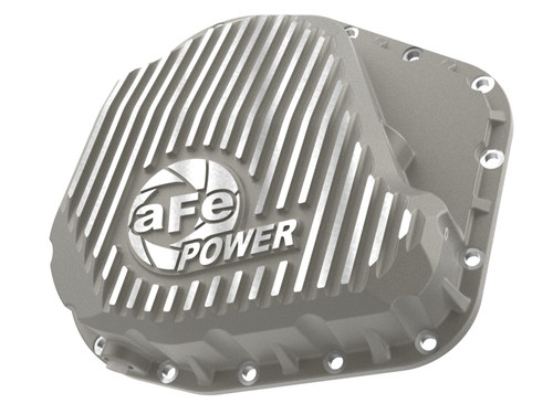 aFe POWER Street Series Rear Diff Cover Raw w/ Machined Fins Ford F-250/350 23-26 (Sterling 11.6) - 46-71490A Photo - Primary