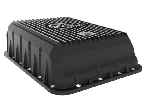 aFe POWER Pro Series Transmission Pan Black w/ Machined Fins RAM 3500 13-24 (AS69RC Transmission) - 46-71500B Photo - Unmounted