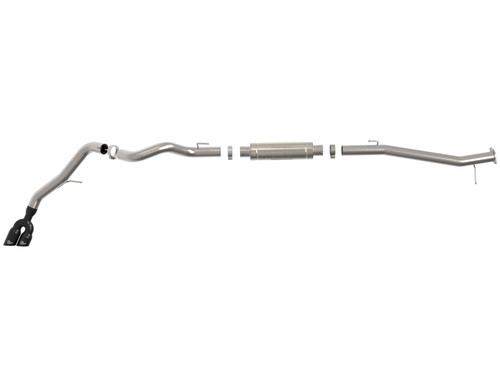 aFe Vulcan Series 3in Stainless Rear-Side Exit Exhaust Sys Black Ford Ranger Raptor 22-26 L4-2.0L - 49-33156-B Photo - Unmounted