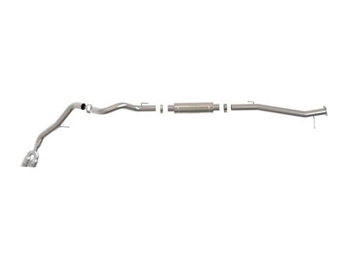 aFe Vulcan Series 3in Stainless Rear-Side Exit Exhaust Sys Polished Ford Ranger Raptor 22-26 L4-2.0L - 49-33156-P Photo - Unmounted