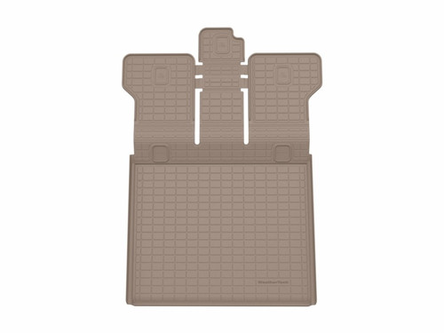 WeatherTech 10-24 Toyota 4Runner Behind 3rd Row Seating SeatBack Cargo Liners HP - Tan - 411509IM Photo - Primary