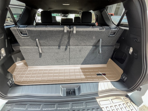 WeatherTech 25-26 Toyota 4Runner Behind 2nd Row Cargo Liners - Tan - 411830 Photo - Mounted