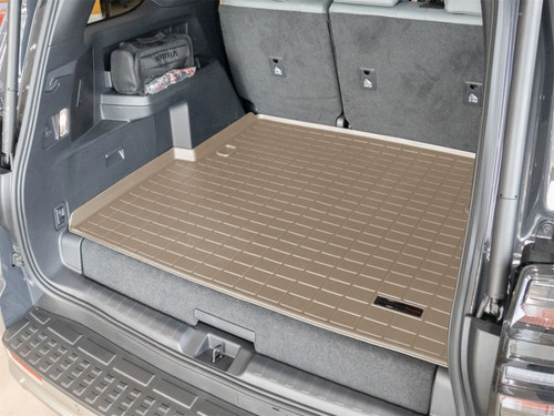 WeatherTech 25-26 Toyota 4Runner Hybrid Trunk Cargo Liners - Tan - 411831 Photo - Mounted