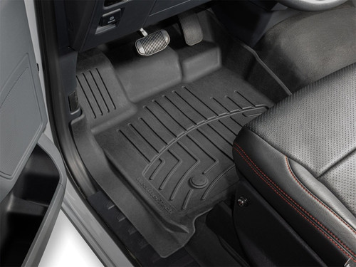 WeatherTech 15-20 Ford F-150 1st Row Front FloorLiner HP for Vinyl Floor - Black - 449521VIM Photo - Mounted