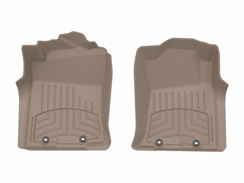 WeatherTech 12-15 Toyota Tacoma 1st Row Front FloorLiner HP - Tan - 456551IM Photo - Primary