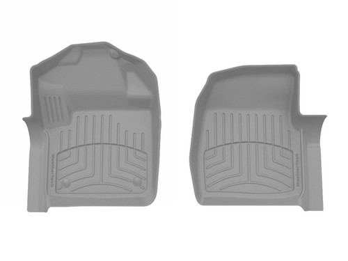 WeatherTech 17-19 Ford F-250/F-350/F-450/F-550 1st Row Front FloorLiner HP - Grey - 4610541IM Photo - Primary