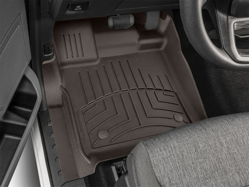 WeatherTech 15-20 Ford F-150 1st Row Front FloorLiner HP - Cocoa - 477921IM Photo - Mounted