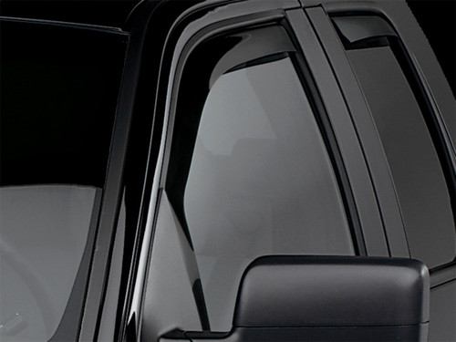 WeatherTech 04-04 Ford F-150 Rear Rear Side Window Deflectors-Dark Tint - 81344IM Photo - Mounted
