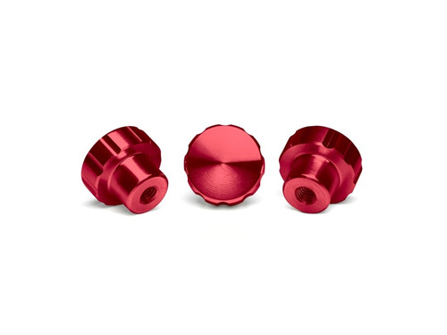 WeatherTech Colored Billet Knobs-Red - 8ACFBK34 Photo - Primary