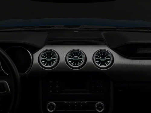 Raxiom 15-23 Ford Mustang Axial Series LED Color Changing Air Vent Outlets - 439223 Photo - Close Up