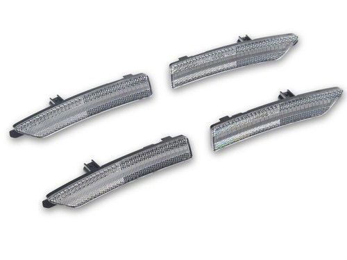 Raxiom 24-26 Ford Mustang LED Side Marker Lights- Clear - 464385 Photo - Close Up