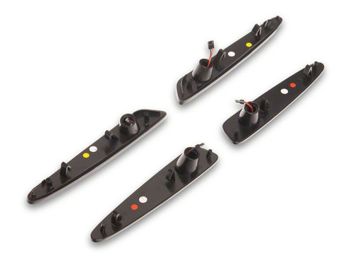 Raxiom 05-13 Chevrolet Corvette C6 Axial Series LED Side Markers- Smoked - CV4601 Photo - Close Up