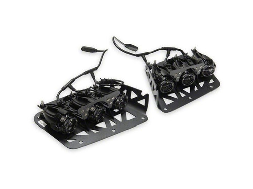 Raxiom 21-26 Bronco Tri-Glo Bumper Mounted LED Fog Light Kit - FB33913 Photo - Primary