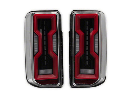 Raxiom 21-26 Ford Bronco Axial Series LED Tail Lights- Black Housing- Clear Lens - FB37113 Photo - Close Up