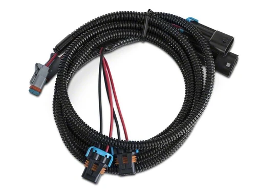 Raxiom 07-09 Jeep Wrangler JK Axial Series H10 Fog Light Dual Wire Harness Adapter Set - J104818 Photo - Primary