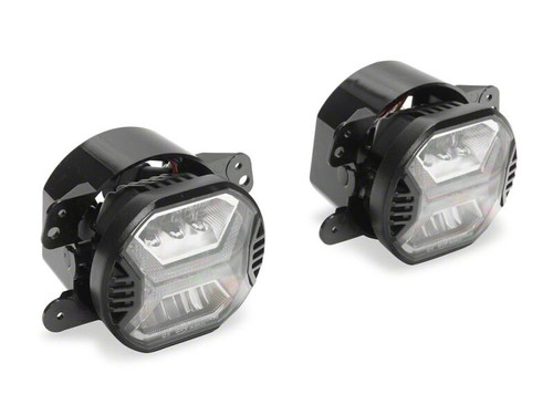 Raxiom 07-18 Jeep Wrangler JK Axial Series Vision LED Fog Lights - J189615 Photo - Primary