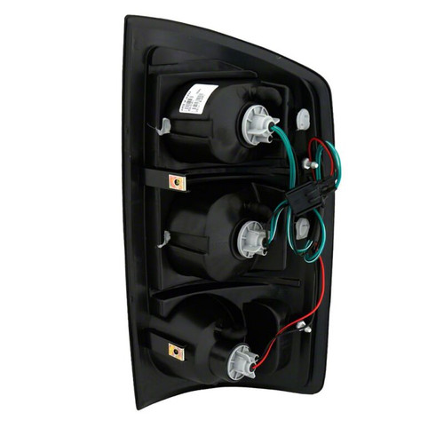Raxiom 02-05 Dodge RAM 1500 Axial Series Tail Lights- Black Housing- Red/Clear Lens - R110146 Photo - Close Up