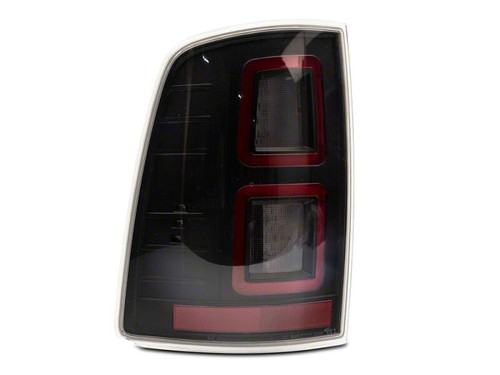 Raxiom 09-18 Dodge RAM 1500 LED Tail Lights- Black Housing- Clear Lens - R110153 Photo - Close Up