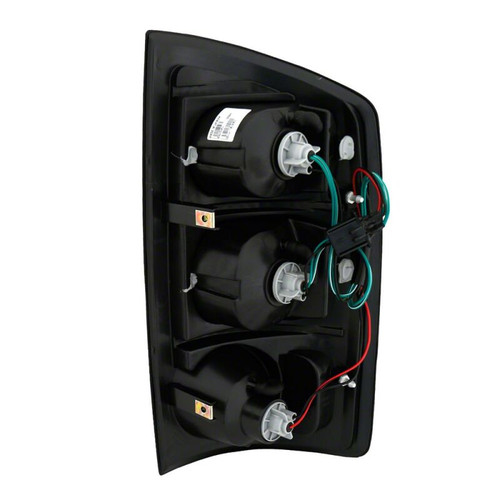 Raxiom 02-05 Dodge RAM 1500 Axial Series Tail Lights- Black Housing- Dark Smoked Lens - R110167 Photo - Close Up
