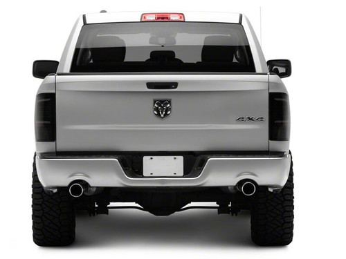 Raxiom 09-18 Dodge RAM 1500 Axial Series LED Tail Lights- Black Housing- Smoked Lens - R113540 Photo - Close Up